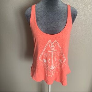 Billabong Medium Coral Peakaboo back Tank Top
